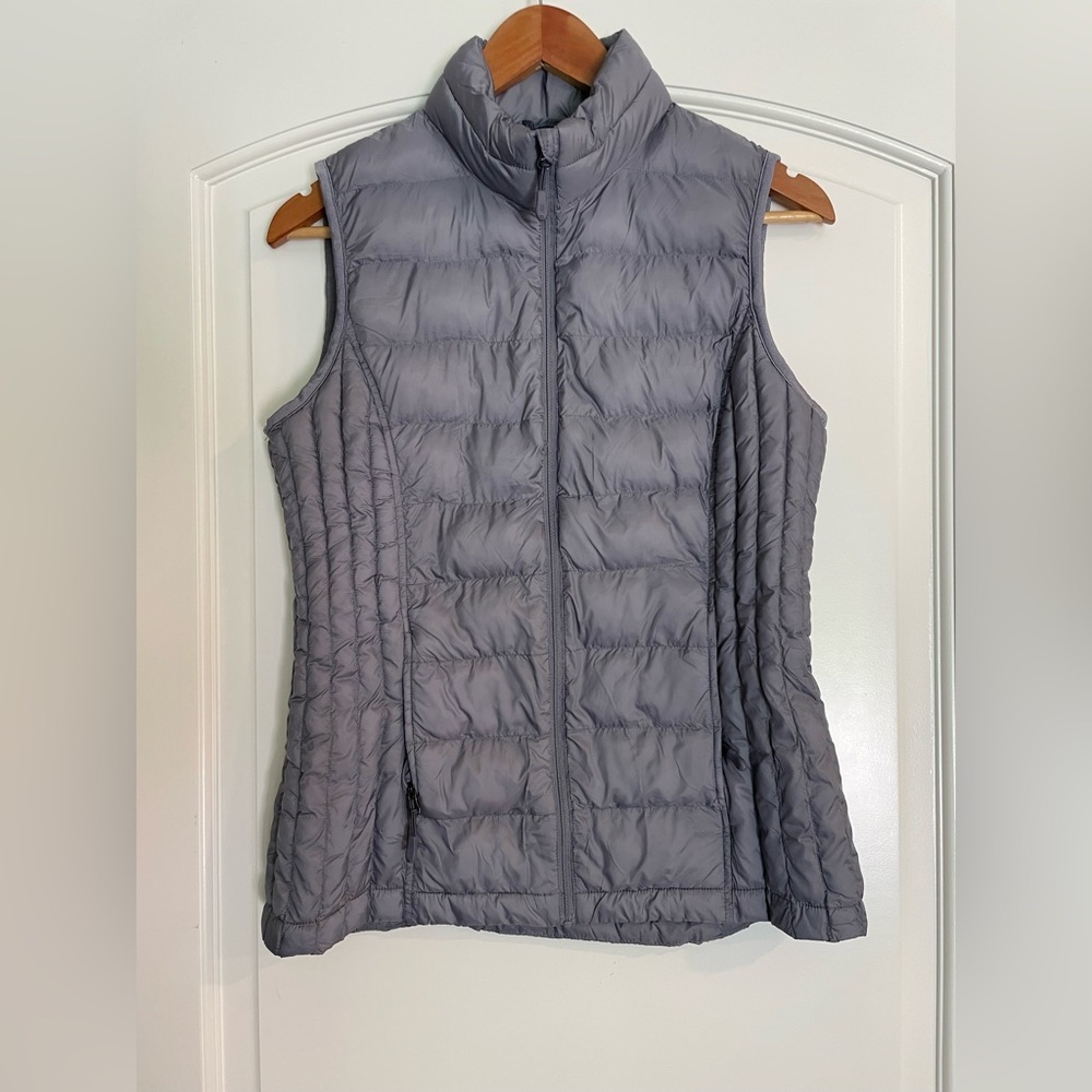 32 Degrees Packable Lightweight Quilted Women's Vest - Gray Size S